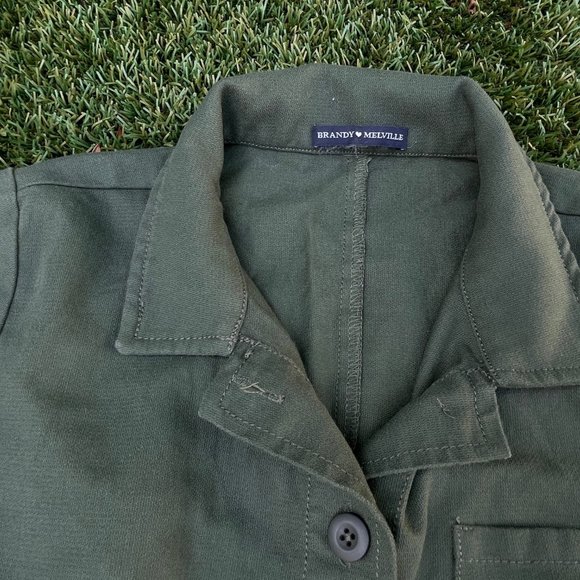 SOLD Brandy Melville Dylan Army Green Jumpsuit !!! - Picture 4 of 6